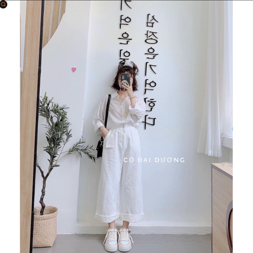 QUẦN KAKI ỐNG RỘNG HN35