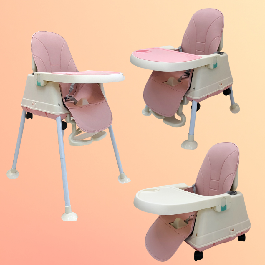 GHẾ ĂN DẶM 9BABY - HANBEI (PHIÊN BẢN MỚI - BẢO HÀNH 1 NĂM - ĐẦY ĐỦ PHỤ KIỆN)