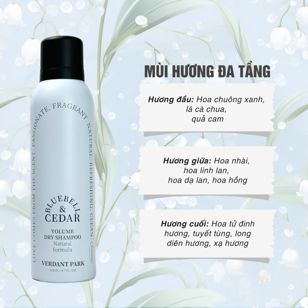   MUA 2 TẶNG 2  Xịt khô phồng tóc VERDANT PARK 200ml dầu gội khô Đào Pinkmelo Peach Verdantpark VDPK01 VDPK03 