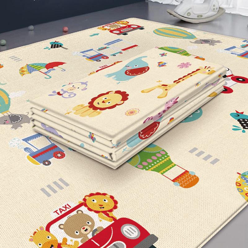 100cm XPE Baby Play Mat Crawling Pad Large Foldable Kid Carpet Playmat