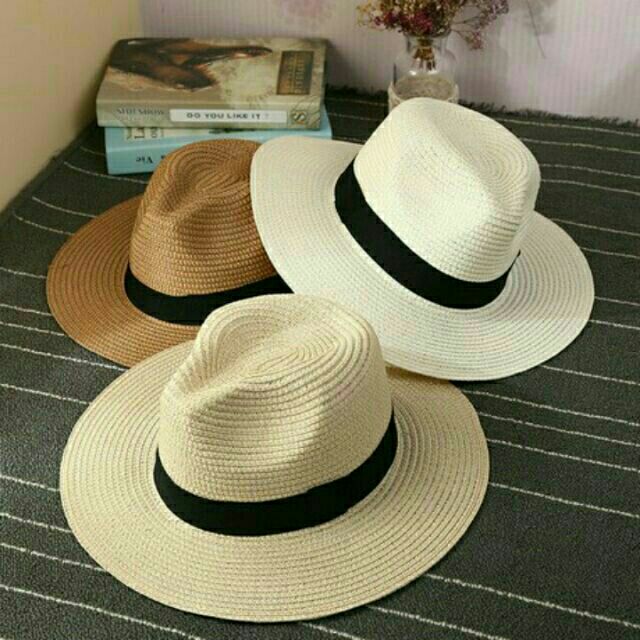 Mũ Phớt Cói Panama Unisex 4.9