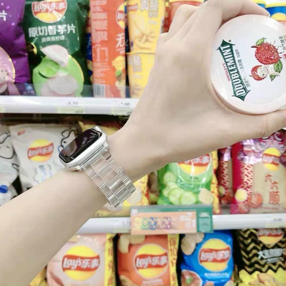 Dây đeo Apple Watch trong suốt