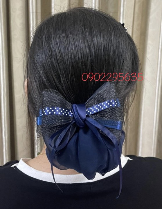 Cặp Búi Tóc Nơ Cao Cấp Cho Nữ-phukienteen