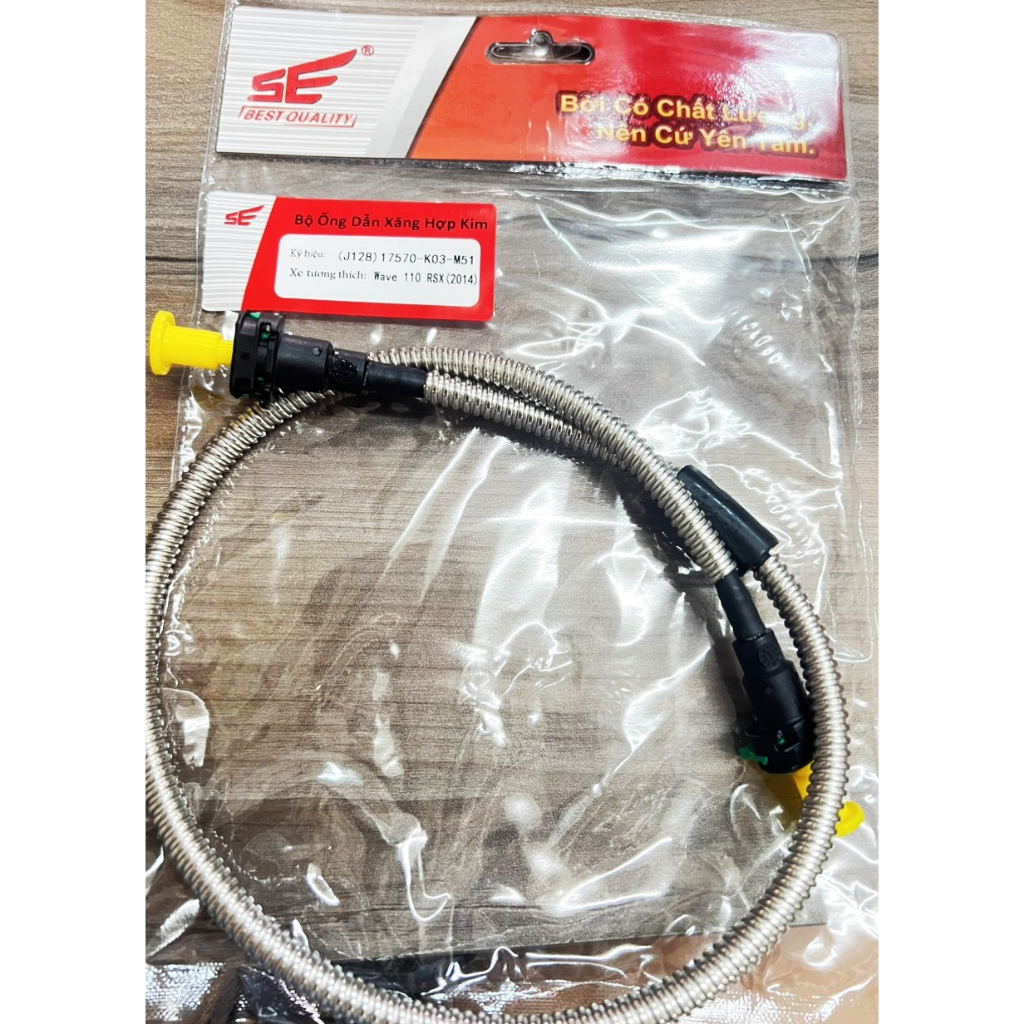 Dây dẫn xăng bọc thép xe wave rsx fi 110