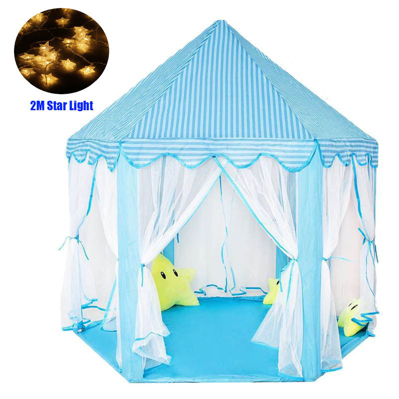{Free Star Light} Large Play Tents Princess Castle Tent for Girls with