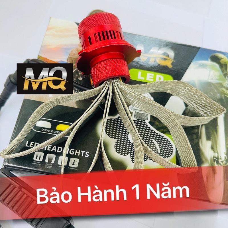 Đèn Pha Led RUBY Bi Cầu Mini 2 Mầu Đuôi Công Chuyên Ô Tô Xe Máy 2022 Chip Mini L2