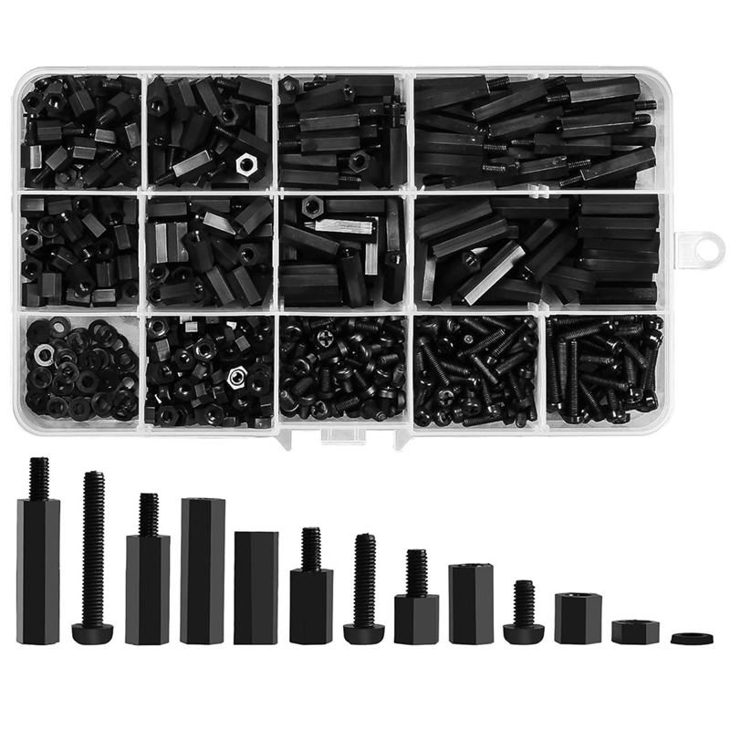 Piece M Male Female Nylon Hex Spacer Standoffs Screws Nuts Motherboard Standoffs And Screws