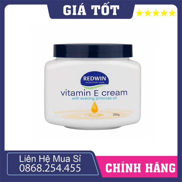 Kem Dưỡng Da Mềm Mịn Redwin Vitamin E Cream Của Úc