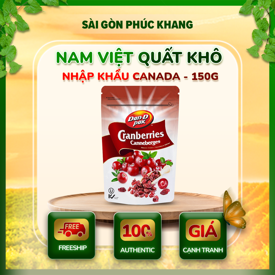 Nam Việt Quất Canada Dan D Pak 150gr