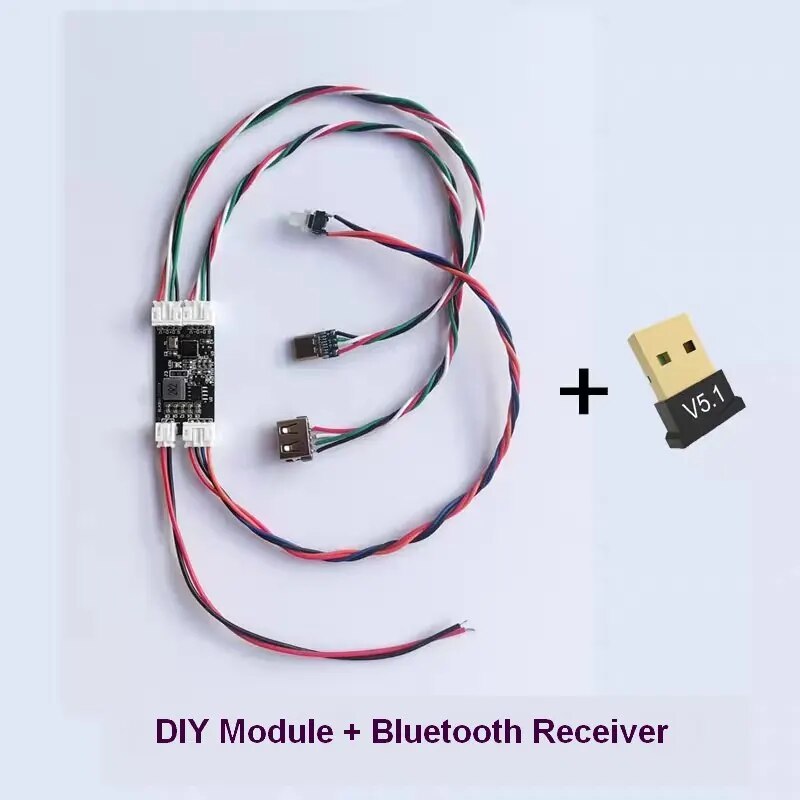 【100%-New】 2.4g And Bluetooth 5.3 Wireless Converter Usb Wired Keyboard To Bluetooth Wireless Adaptor Adapter Diy