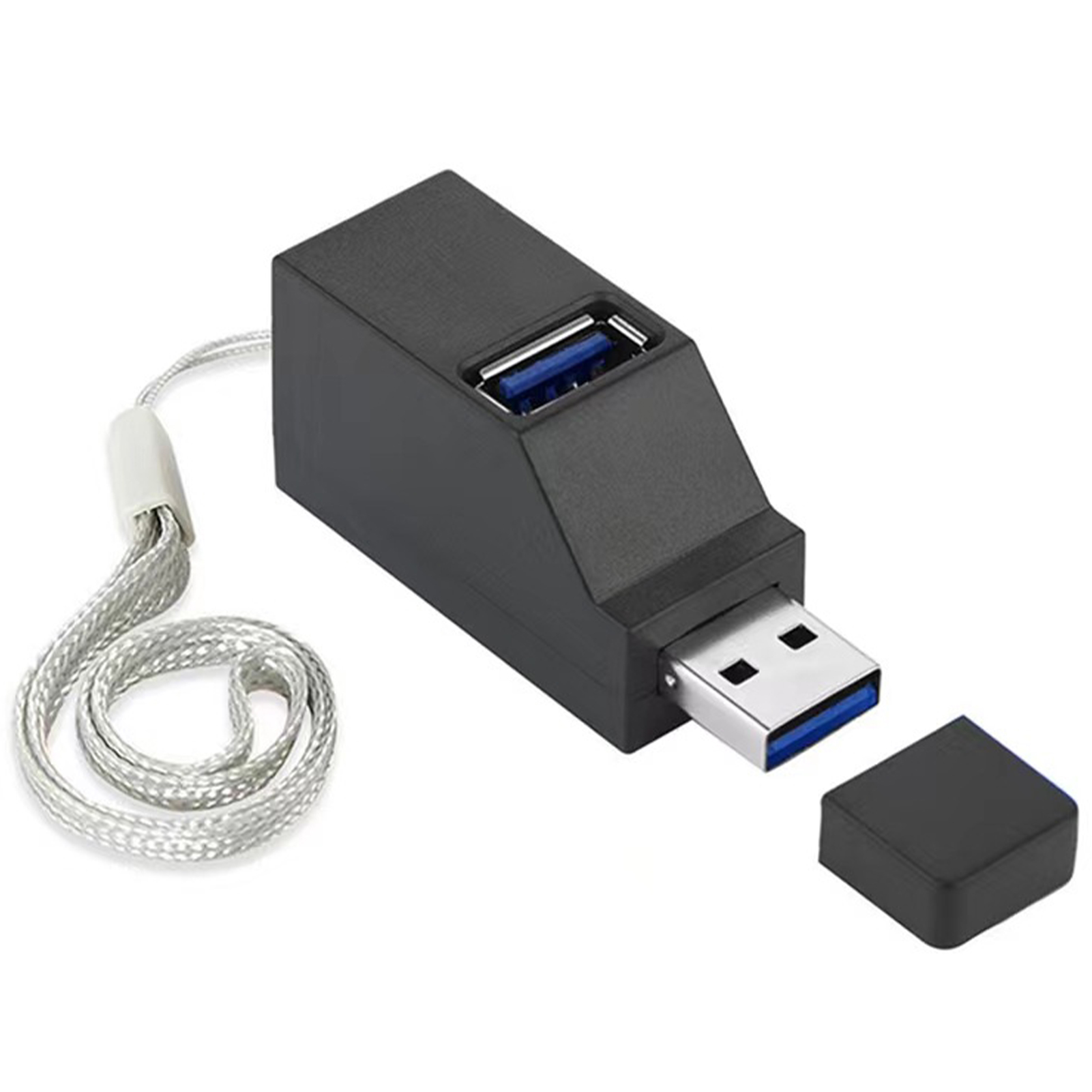 Super Speed Usb Hub Usb Hub for Car Portable Usb 3.0 Hub High-speed Data Transfer Wireless Expander Plug Play Ideal Laptop Accessory