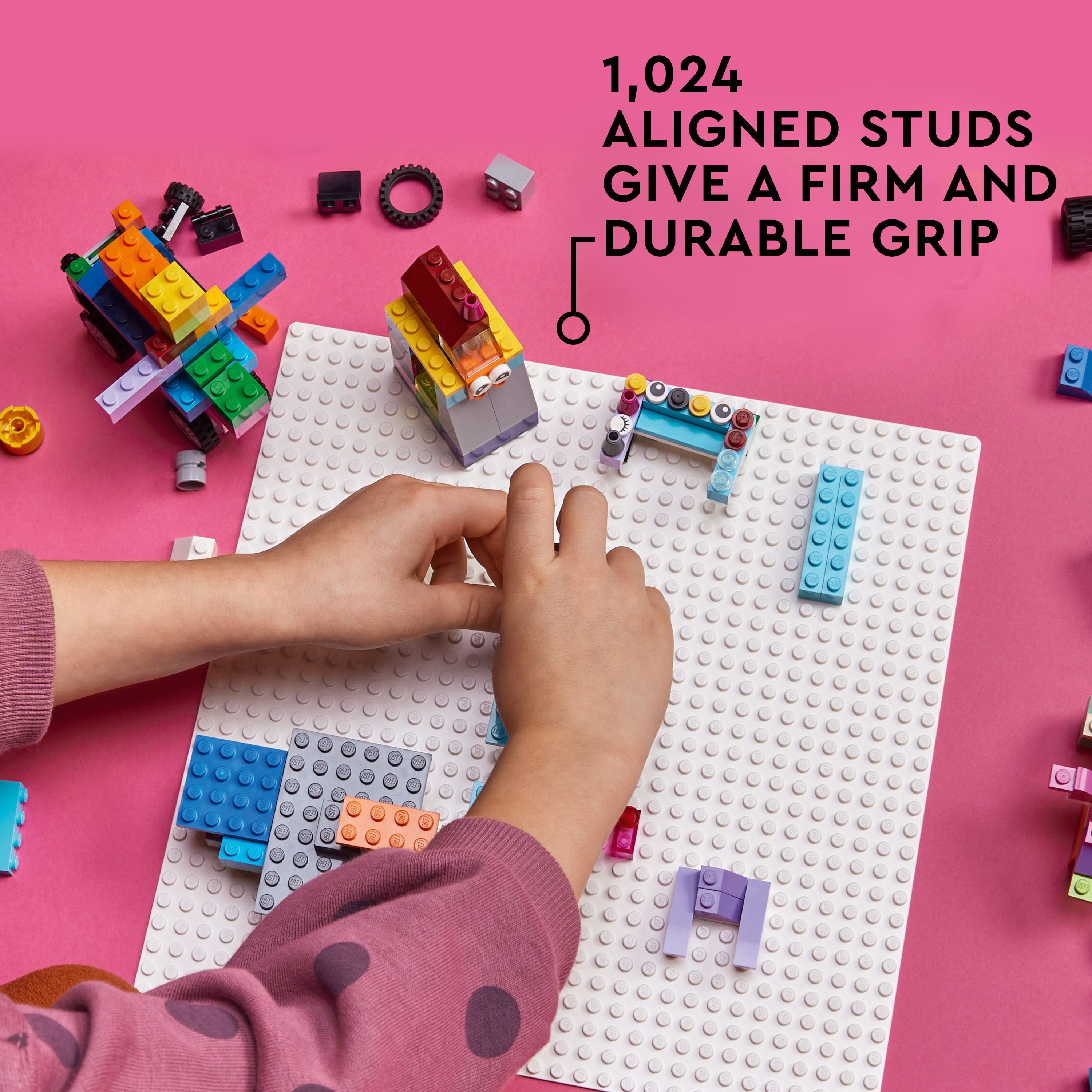 LEGO CLASSIC 11026 Đế Lắp Ráp Màu Trắng (1 chi tiết)