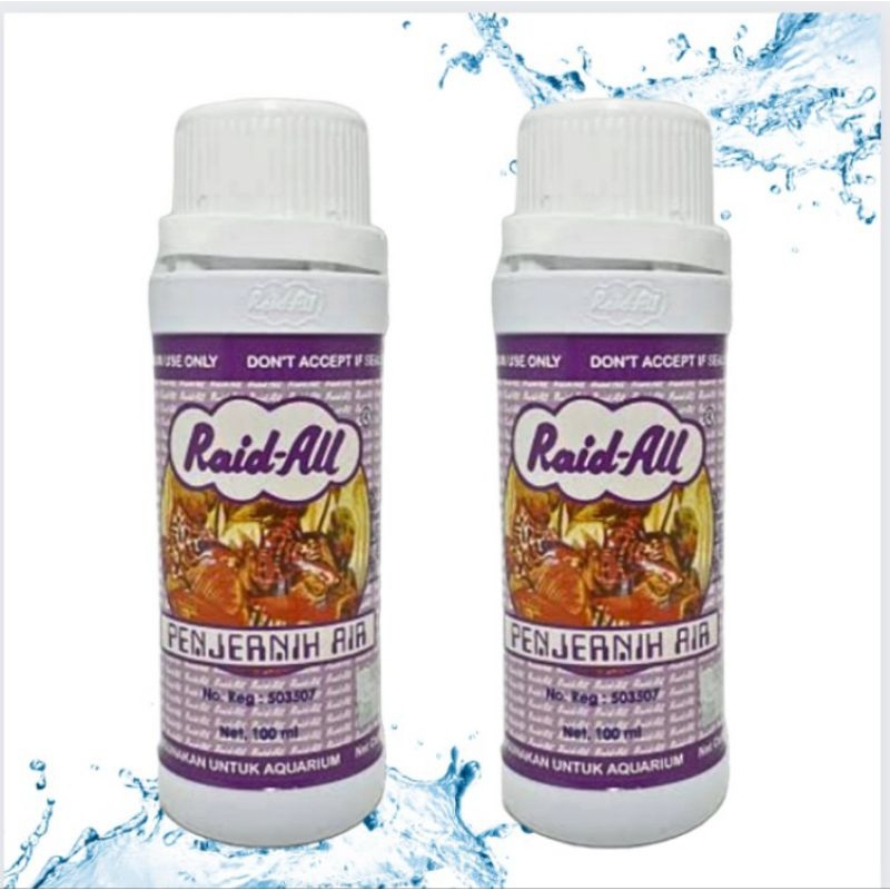 Obat Ikan RAID ALL CLEAR / Penjernih Air 100ML