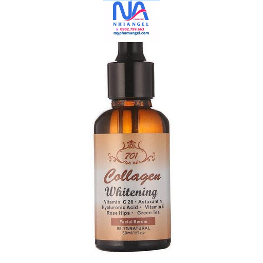 Serum dưỡng trắng da collagen plus vit E 701