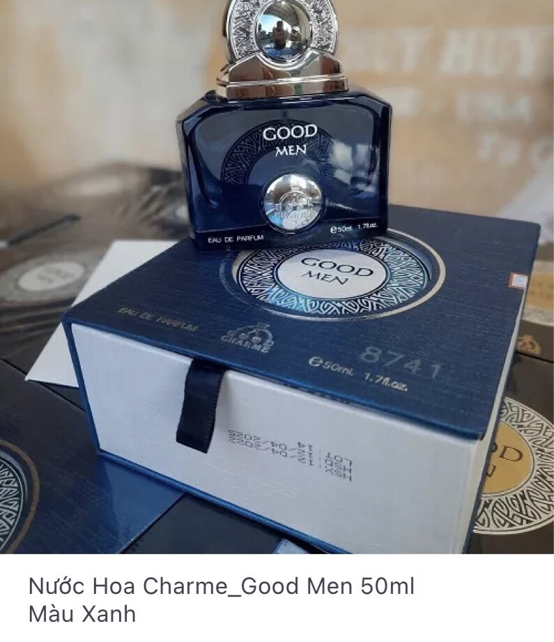 Nước Hoa Charme_Good Men 50ml Màu Xanh