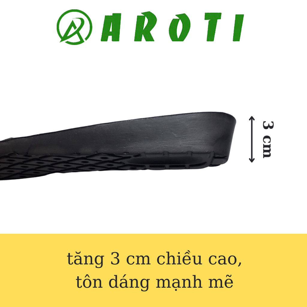Lót giày tăng chiều cao AROTI tăng 3cm- (số lượng: 1 đôi)