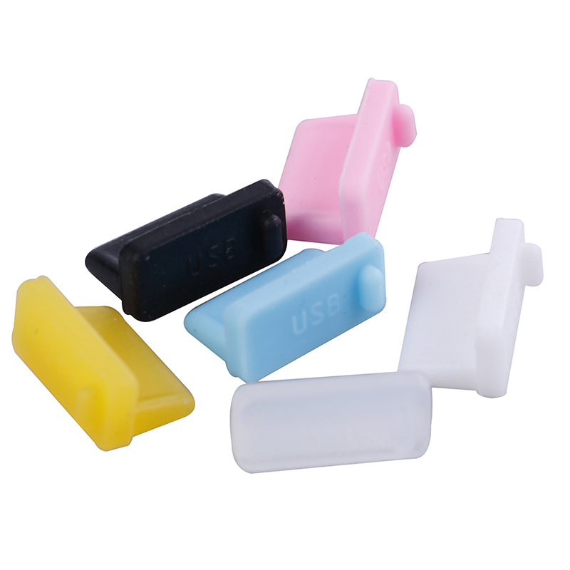 MREDL 10pcs silicone usb cap anti dust cover cap protector plug