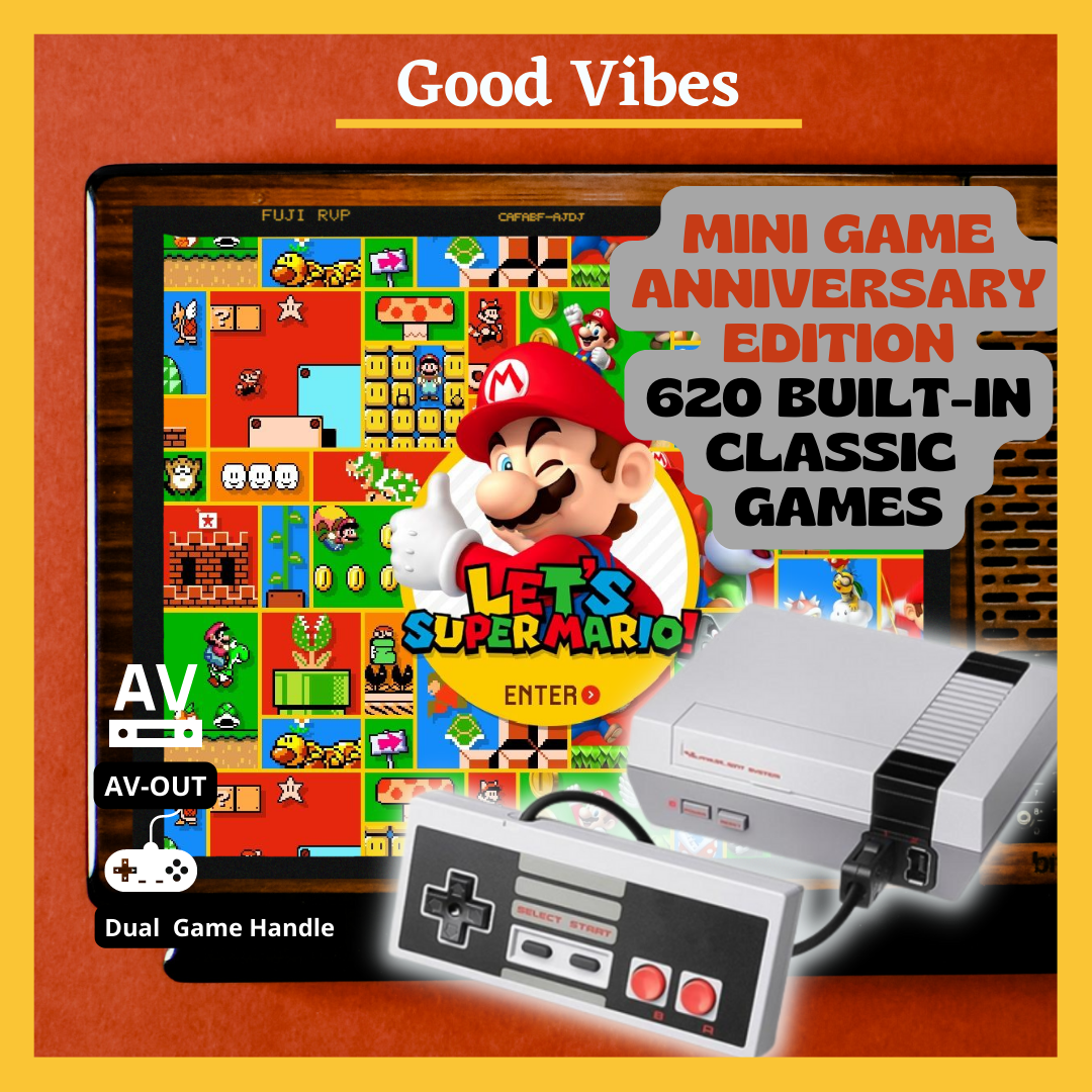 ✨Ready Stock In Malaysia✨Built-in 620 classic games mini game anniversary  edition TV game console | Lazada