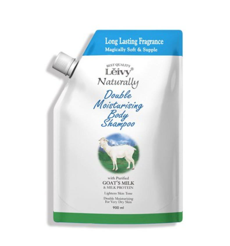 Leivy Goat Milk Body Wash Refill Floral Cotton Fragrance 900ml Lazada PH