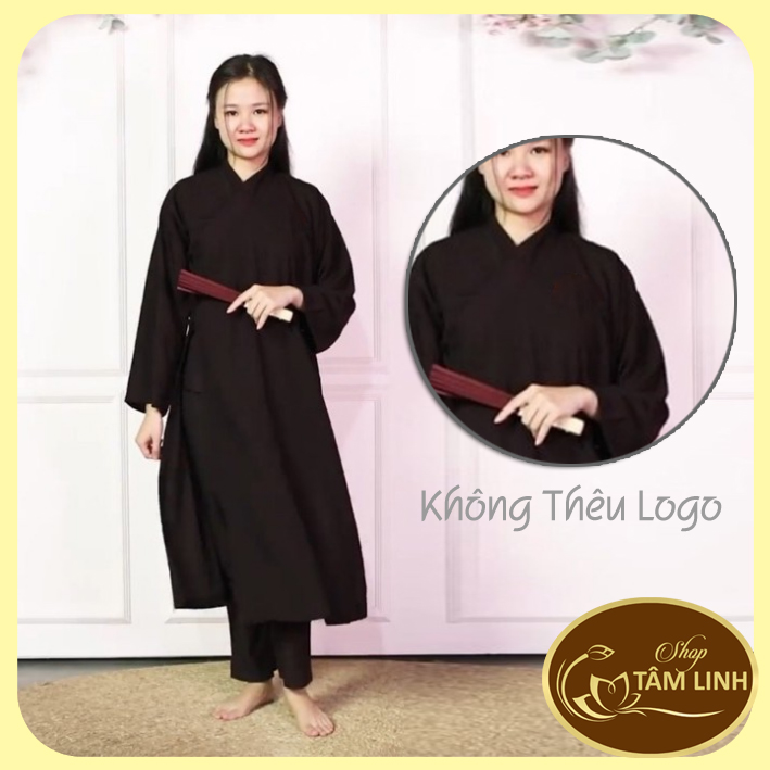 Áo tràng phật tử ( Vải kate) Nam & Nữ