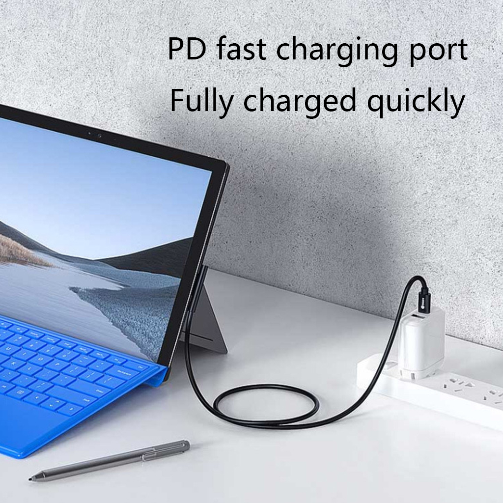 Usb C Bộ chuyển đổi sạc nguồn Cáp Sạc Dây cho Surface Pro 7/6/54/3 máy tính xách tay