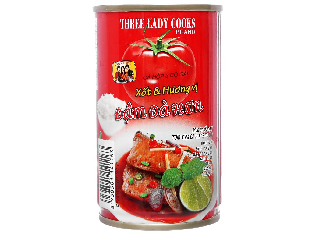 Cá Hộp Ba Cô Gái lon 155g