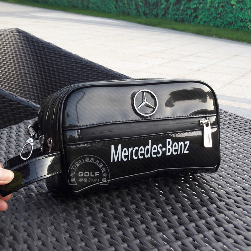 Túi cầm tay golf Mercedes da PU đựng phụ kiện cá nhân
