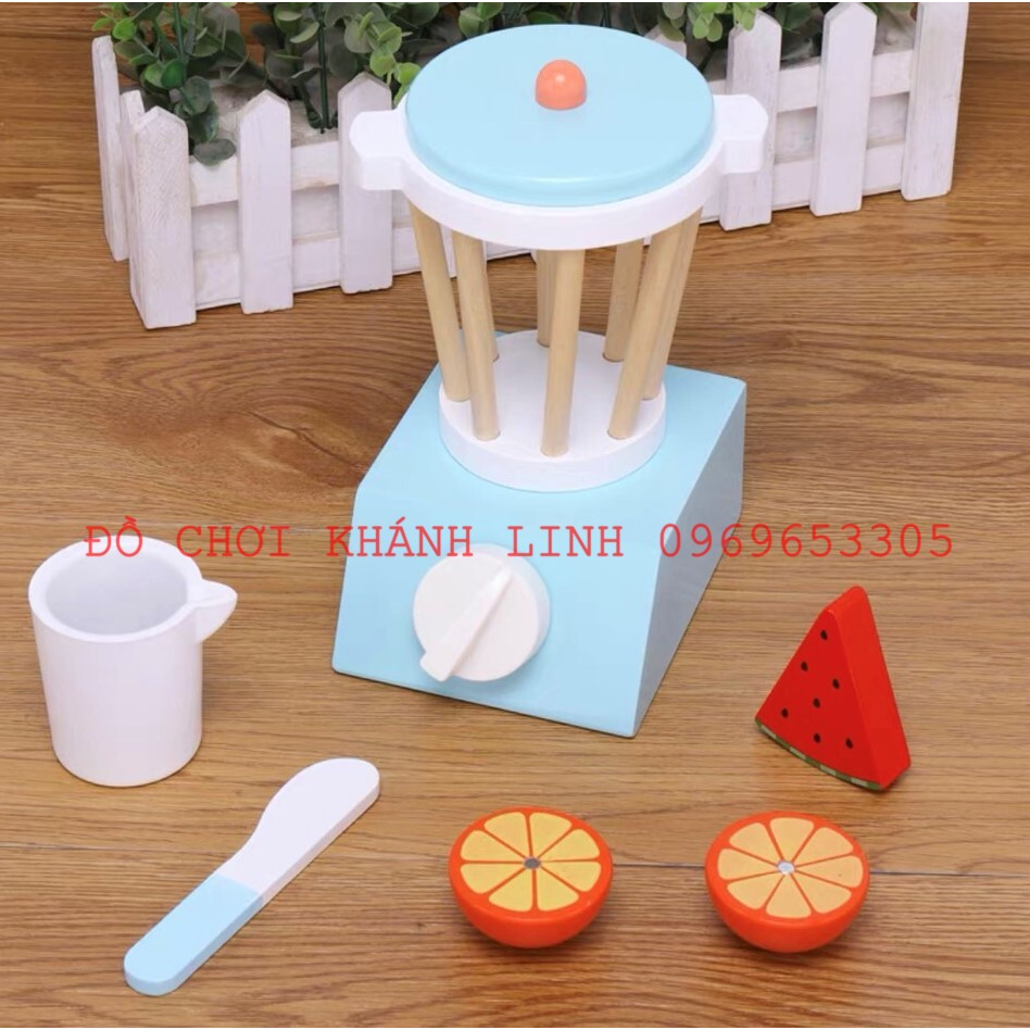 SET 6 MÓN ĐỒ CHƠI NHÀ BẾP BẰNG GỖ CHO BÉ