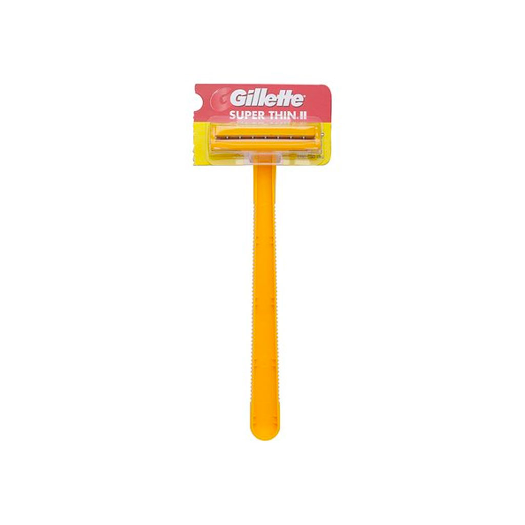 Dao Cạo Gillette Super Thin II - Dao cạo râu Gillette cán vàng - Dụng cụ cạo râu