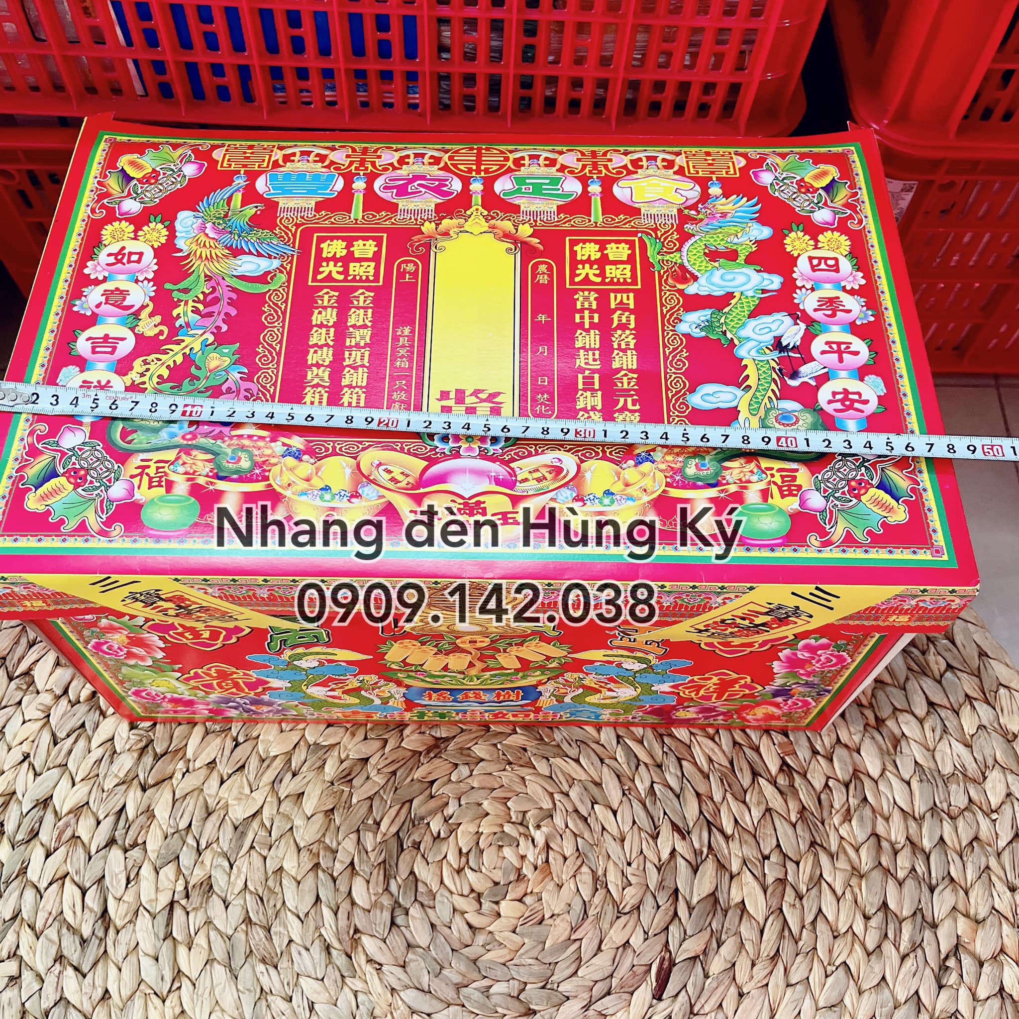 Hàng mã rương đựng giấy cúng