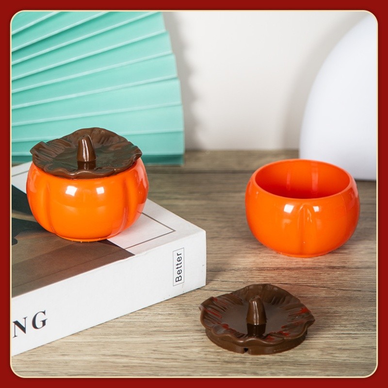 Plastic Jar Persimmon Shape Storage Jar Household Small Jar Savings Jar Tea Container Tea Storage
