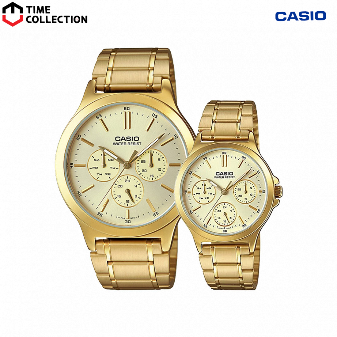 Casio Couple Watch COUPLE V300G 9A W 1 Year Warranty Lazada PH