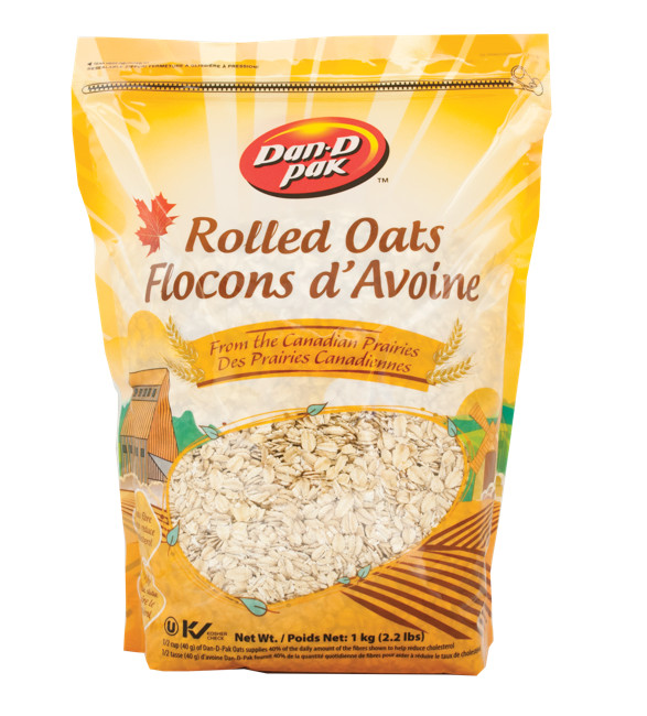 [HCM] Yến mạch cán nhập khẩu Canada 1kg - Dan D Pak