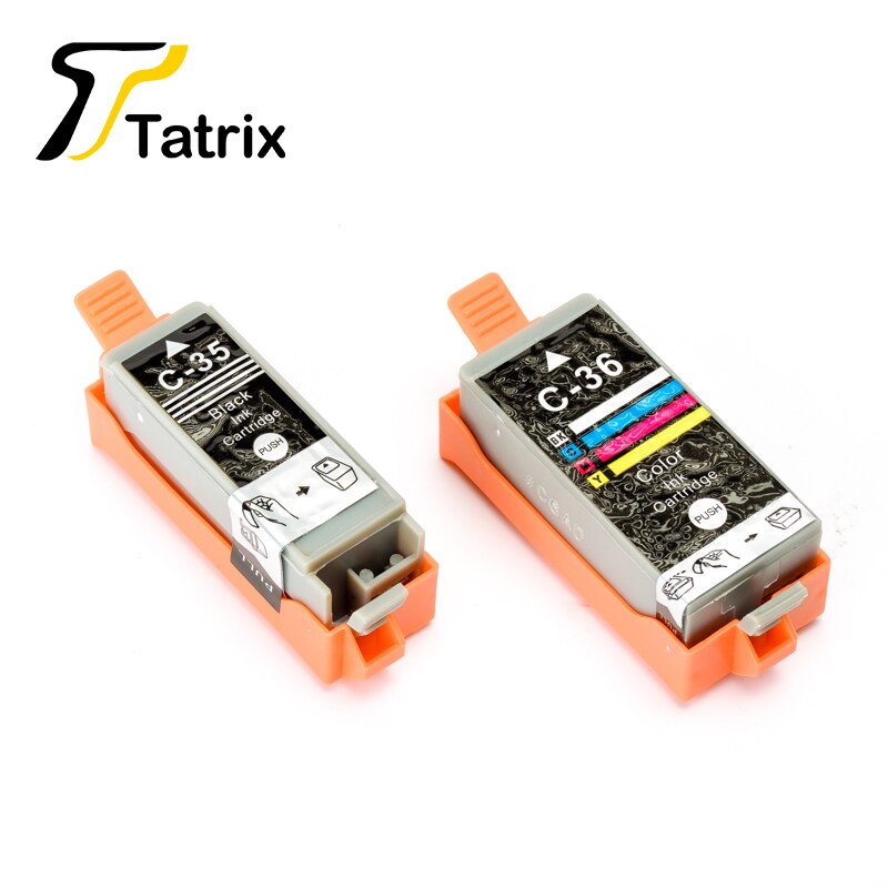 High Quality PGI-35 PGI35 CLI-36 CLI36 Color Compatible Printer Ink Cartridge For Canon PIXMA IP100 Ip110 IP100B TR150 Printer