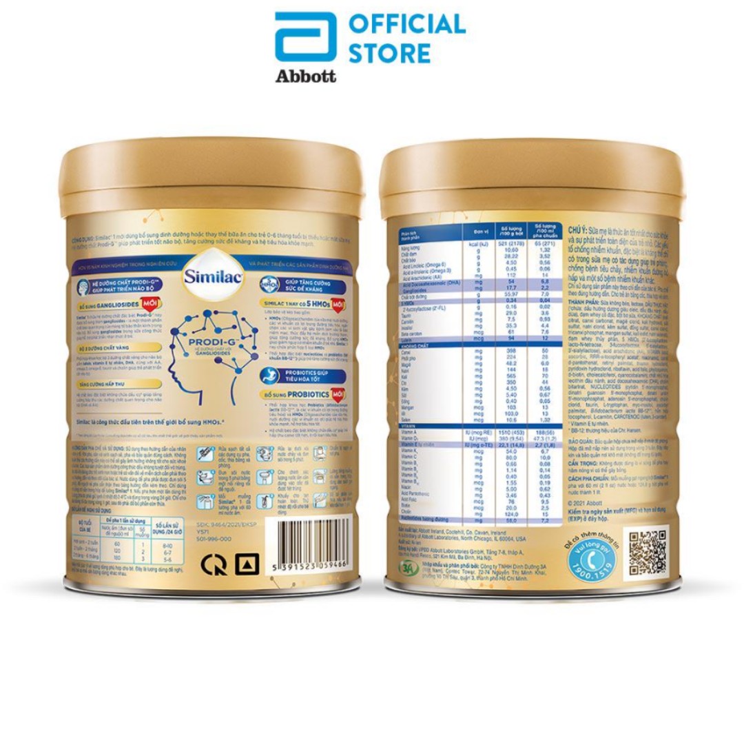 Sữa bột Similac 2 900g/lon