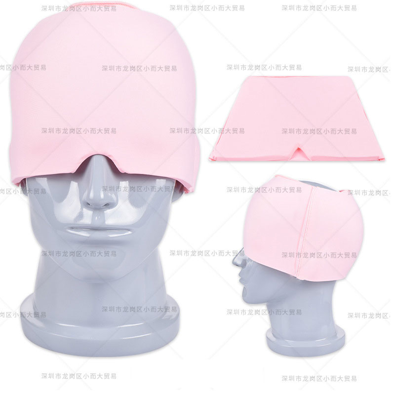 Cold compress hood, gel hood, ice compress hood, headache migraine cap, cold compress cap, elastic ice cap