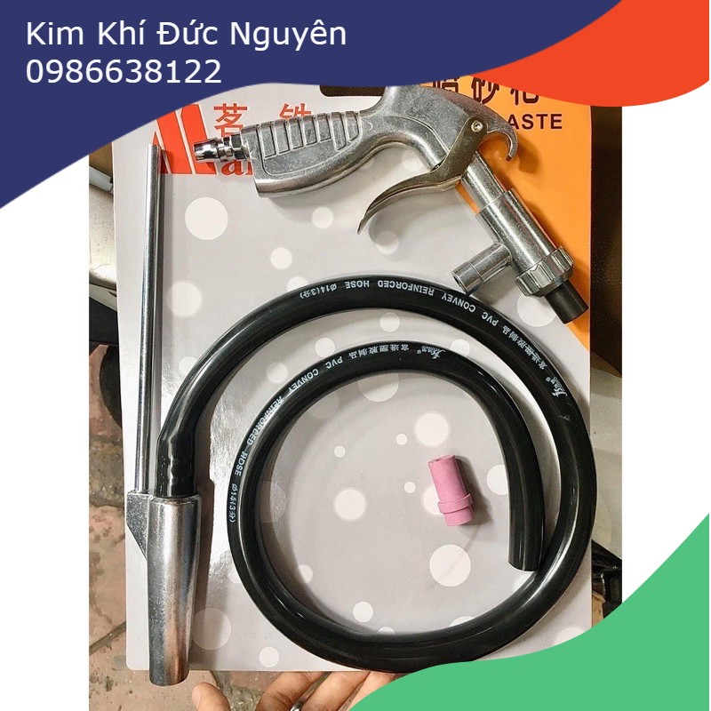 Bộ súng phun cát khí nén bằng hơi kim khí đức nguyên