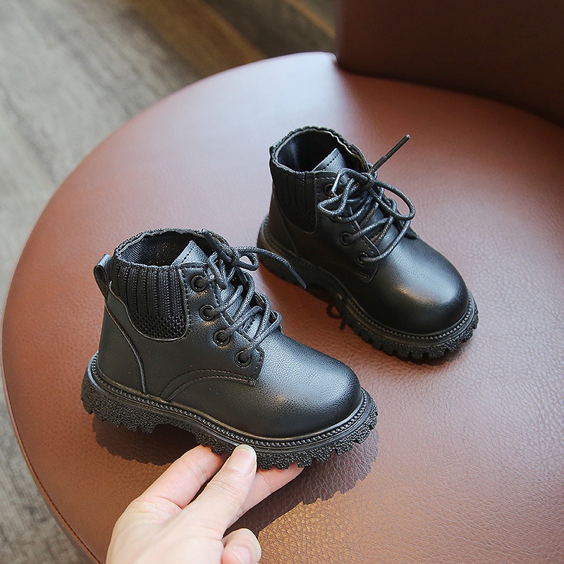 Bốt boot cho bé - Giày bốt cổ cao Quảng Châu cao cấp cho bé trai bé gái