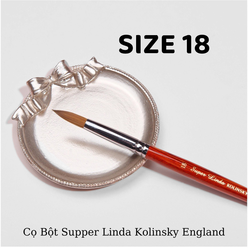 Cọ đắp bột Super Linda Kolinsky England