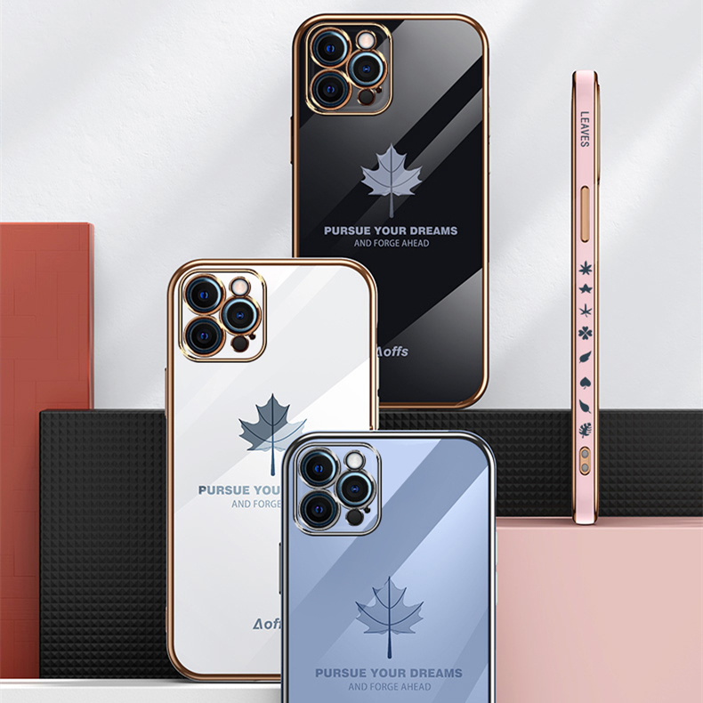 For Xiaomi Poco X6 NEO Case Shining Maple Leaves Design Full Protection Soft Silicone for Xiaomi Poco X6 NEO Back Cover. 