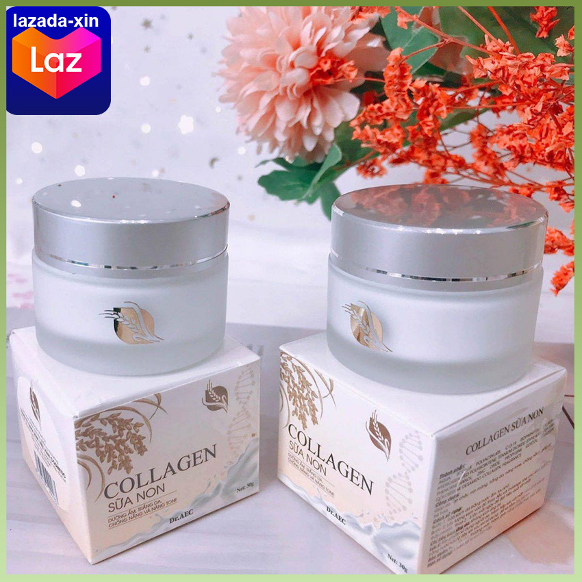Kem Collagen Sữa Non Dưỡng Ẩm Trắng Da 30g