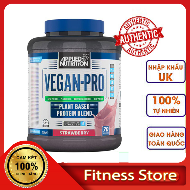 Sữa VEGAN PRO Applied Nutrition Tăng Cơ Thực Vật Whey Protein 2,1kg 70