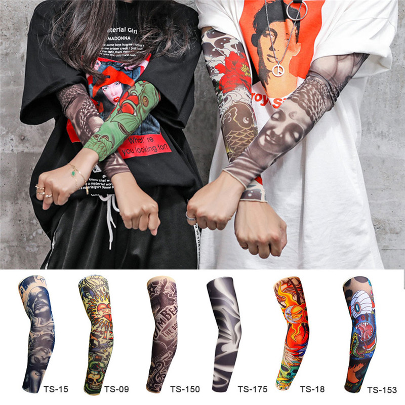 Fake%20Temporary%20Tattoo%20Sleeves%20Tattoos%20Full%20Long%20Slip%20On%20Tattoo%20Sleeve%20Kit%20Men%20Nylon%20Glove%20Tattoos%20black%20design%20-%20Image%205