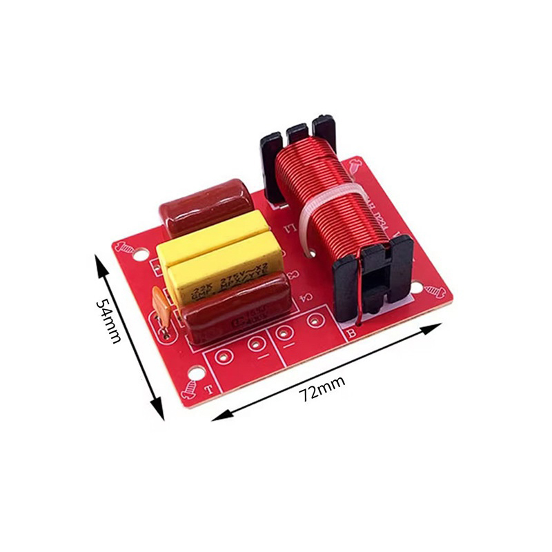 80W 2 Way Crossover Filters Module HiFi Speaker Treble Bass Dual Frequency Divider Crossover For DIY Home Video Audio Speaker MAOQIAN. 