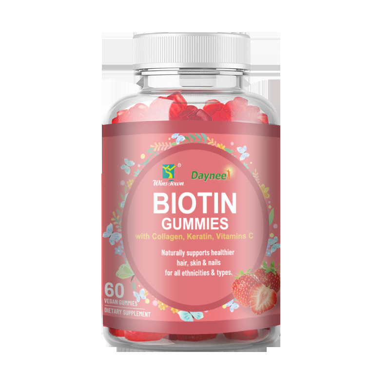 Cross-Border E-Commerce Biotin gummies Biotin Fudge Export Source Manufacturer Dropshipping