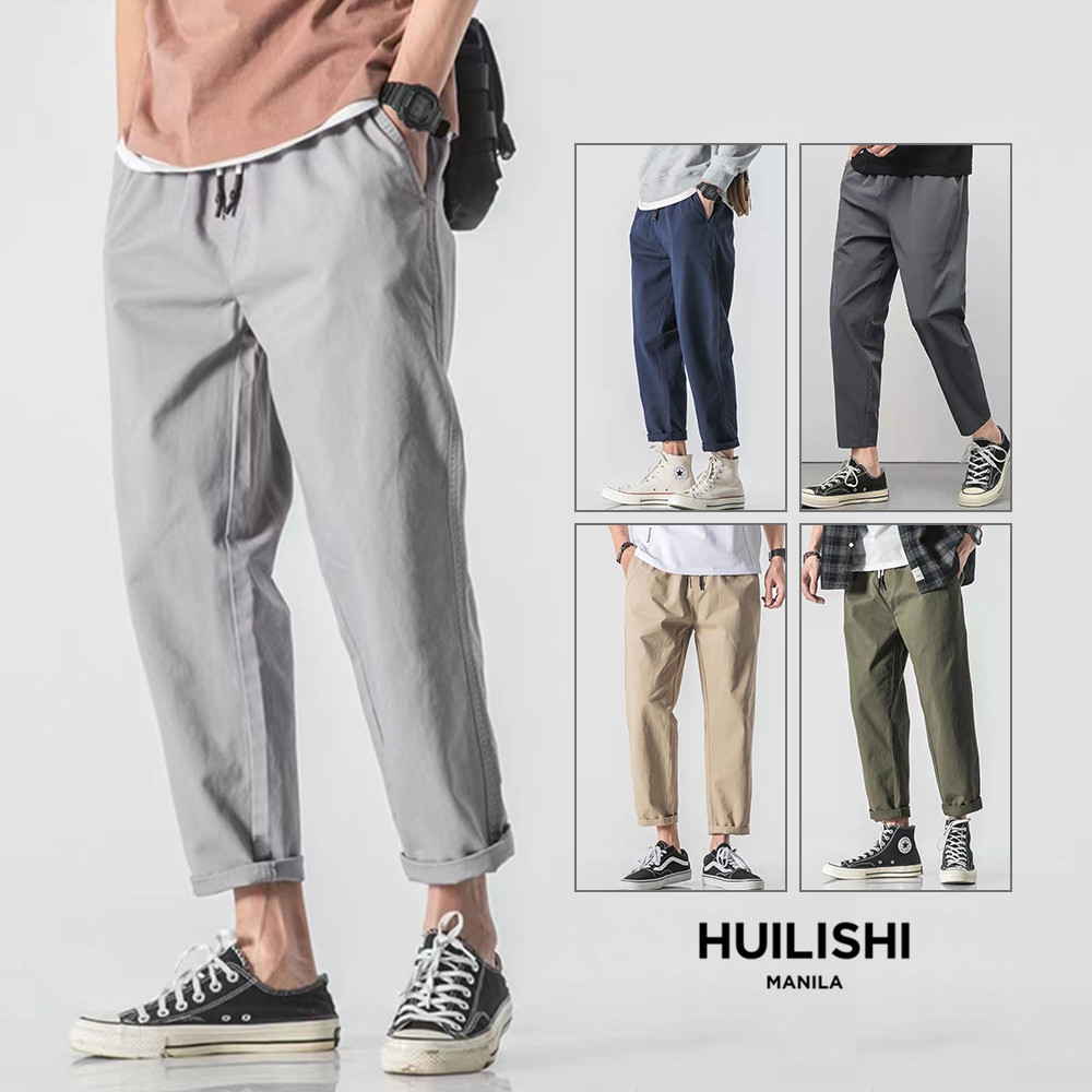 HUILISHI 6 COLOUR KOREAN CASUAL FASHION MEN SUIT PANTS