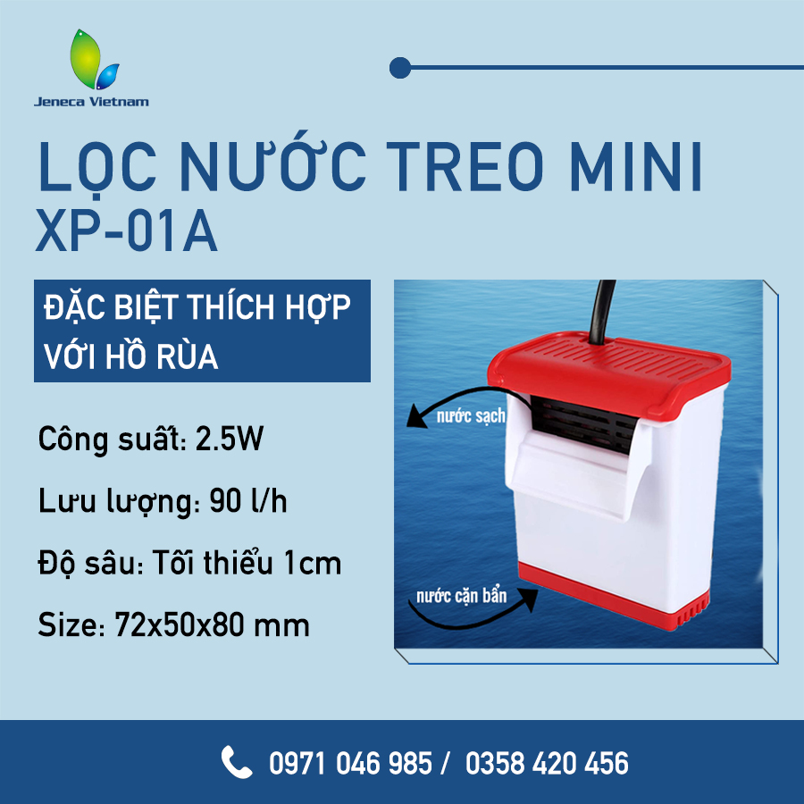 MÁY LỌC NƯỚC TREO MINI JENECA XP-01A