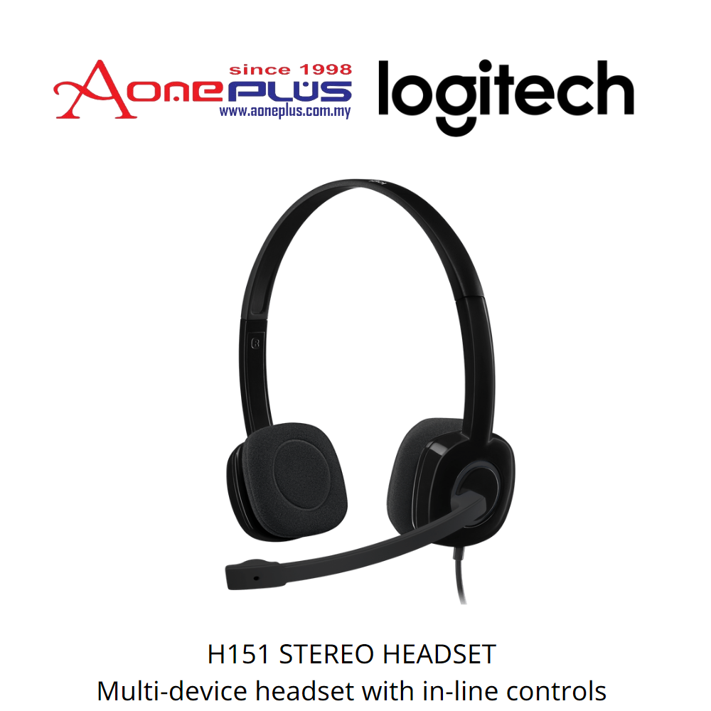 AONE PLUS SS2) H151 STEREO HEADSET 