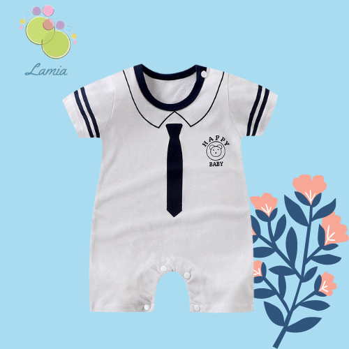 Body Cộc Tay Đáp Đũng Hè Cho Bé Sơ Sinh