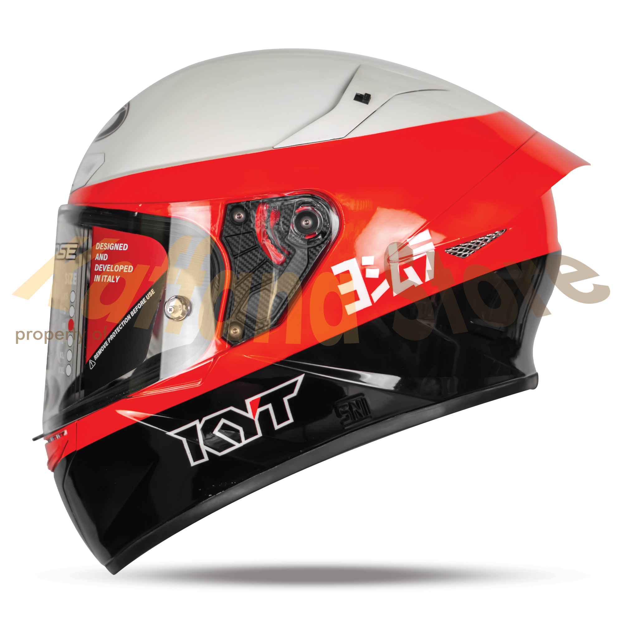 KYT TT Course Repaint Yoshimura Japan Paket Ganteng Not Suomy Helmet